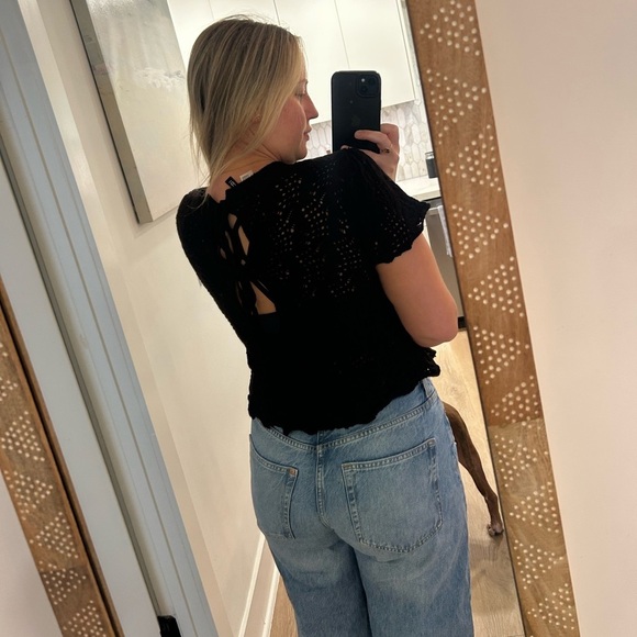 H&M crochet knit blouse - Picture 2 of 6